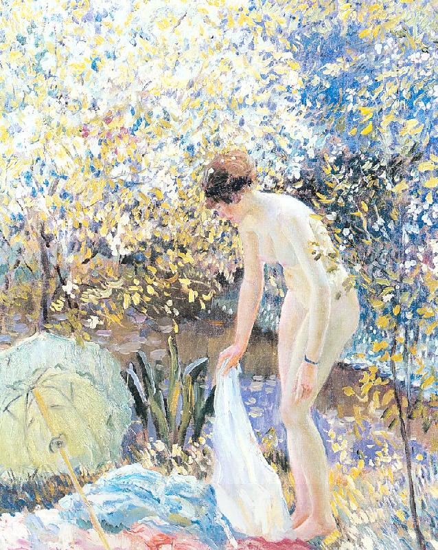 Frieseke, Frederick Carl Cherry Blossoms China oil painting art